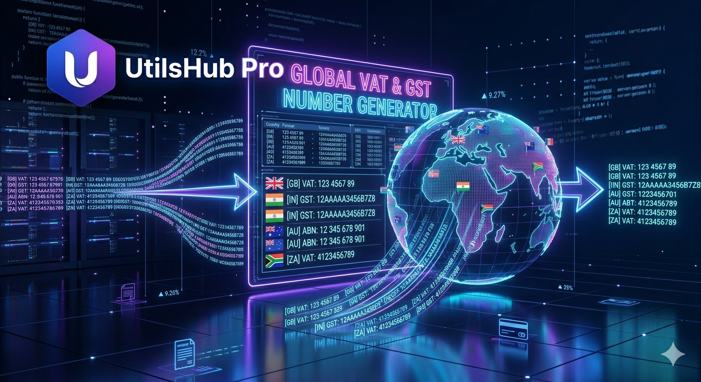 VAT Generator creating some numbers of each country 